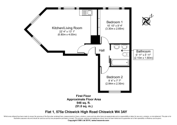 Two bed flat