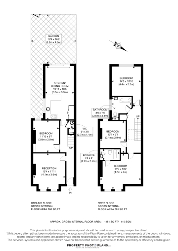 3/4 bedroom family house